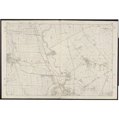 1852 Map of Yorkshire 226, 1855 Print