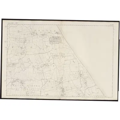 1852 Map of Yorkshire 228, 1855 Print