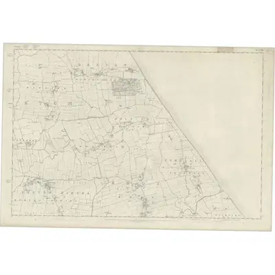 1852 Map of Yorkshire 228, 1855 Print