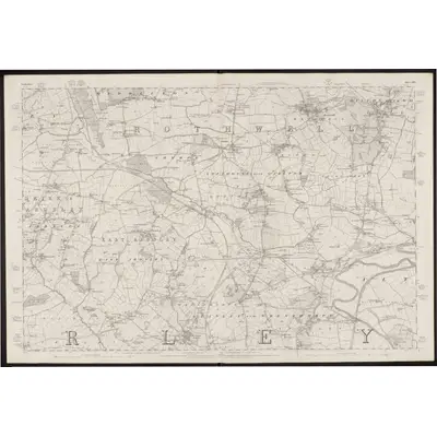 1848 Map of Yorkshire 233, 1854 Print