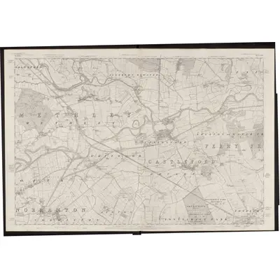 1846 Map of Yorkshire 234, 1852 Print