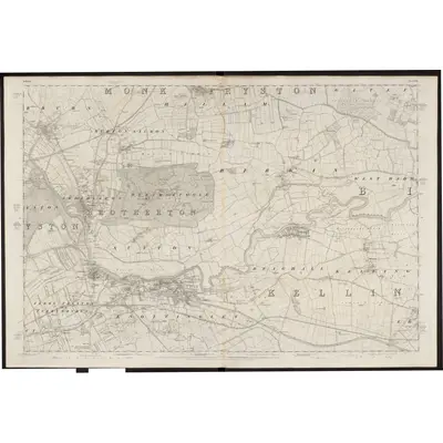 1845 Map of Yorkshire 235, 1852 Print