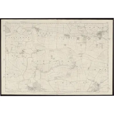 1849 Map of Yorkshire 237, 1853 Print