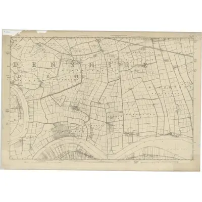 1852 Map of Yorkshire 238, 1855 Print