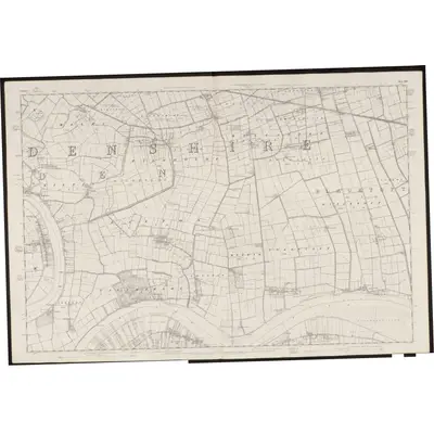 1852 Map of Yorkshire 238a, 1855 Print