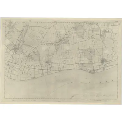 1852 Map of Yorkshire 239, 1855 Print