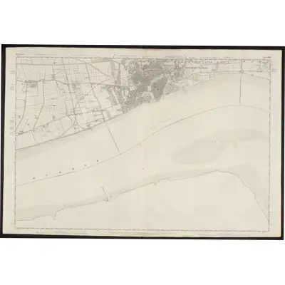 1853 Map of Yorkshire 240, 1856 Print