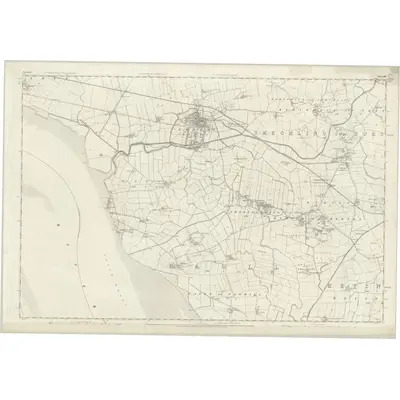 1852 Map of Yorkshire 241, 1855 Print