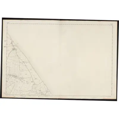 1852 Map of Yorkshire 243, 1855 Print