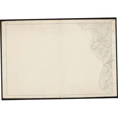 1848 Map of Yorkshire 244, 1853 Print