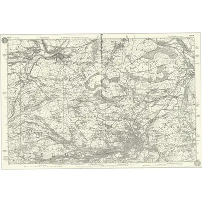 1848 Map of Yorkshire 246, 1854 Print