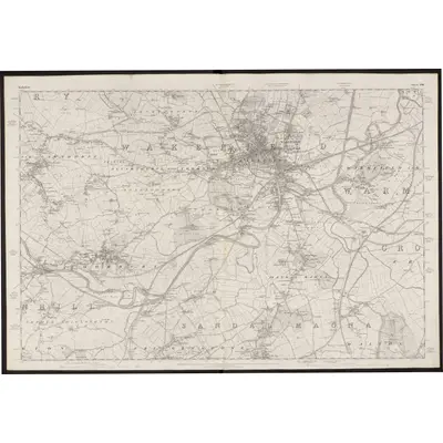 1849 Map of Yorkshire 248, 1854 Print