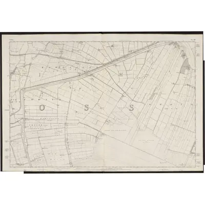 1849 Map of Yorkshire 252, 1853 Print