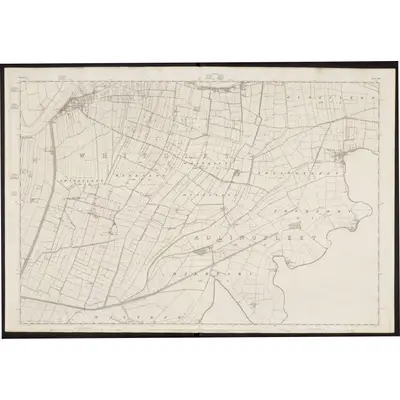1852 Map of Yorkshire 253, 1854 Print