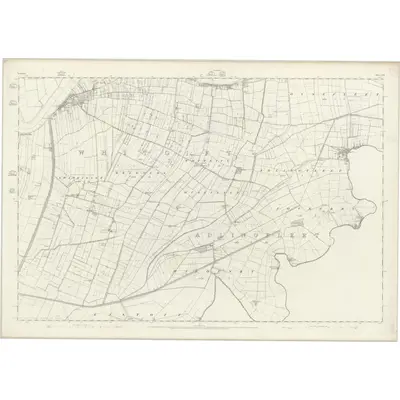 1852 Map of Yorkshire 253, 1854 Print