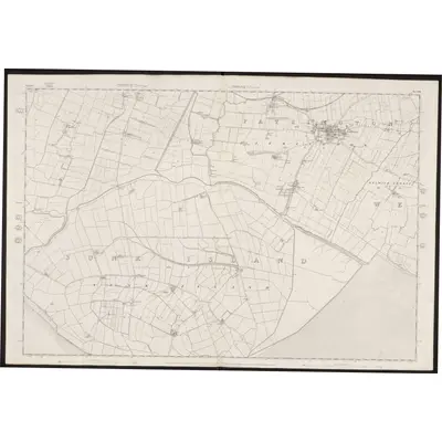 1851 Map of Yorkshire 256, 1855 Print