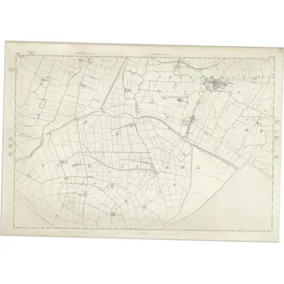 1851 Map of Yorkshire 256, 1855 Print