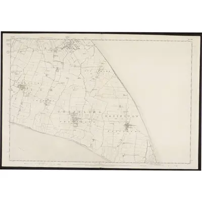 1851 Map of Yorkshire 257, 1855 Print