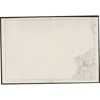 1848 Map of Yorkshire 258, 1854 Print