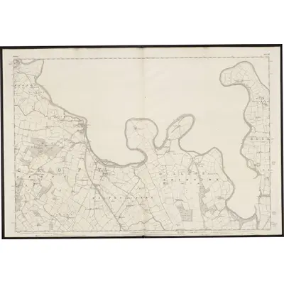 1854 Map of Yorkshire 26, 1857 Print