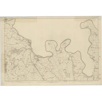 1854 Map of Yorkshire 26, 1857 Print