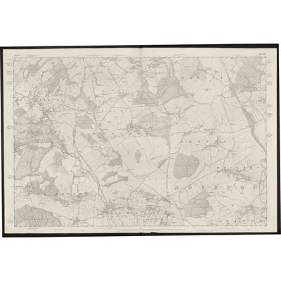 1849 Map of Yorkshire 262, 1854 Print