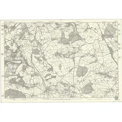 1849 Map of Yorkshire 262, 1854 Print