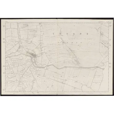 1849 Map of Yorkshire 266, 1853 Print