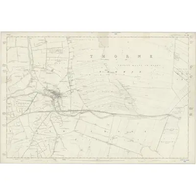 1849 Map of Yorkshire 266, 1853 Print