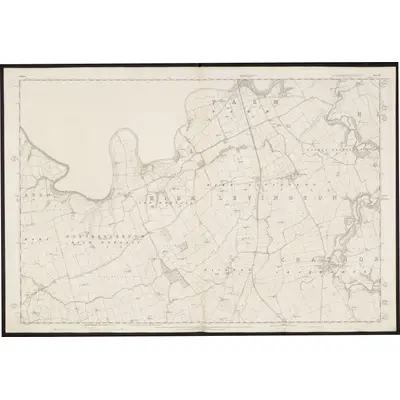 1854 Map of Yorkshire 27, 1857 Print