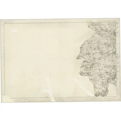 1848 Map of Yorkshire 270, 1854 Print