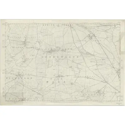 1849 Map of Yorkshire 276, 1854 Print