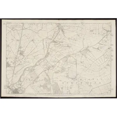 1849 Map of Yorkshire 277, 1854 Print