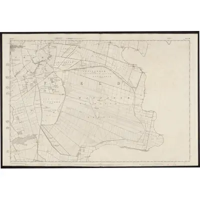 1849 Map of Yorkshire 278, 1853 Print