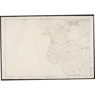 1850 Map of Yorkshire 280, 1854 Print