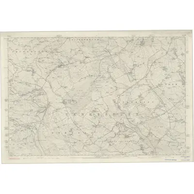 1850 Map of Yorkshire 282, 1855 Print