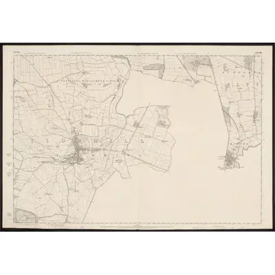 1850 Map of Yorkshire 291, 1854 Print