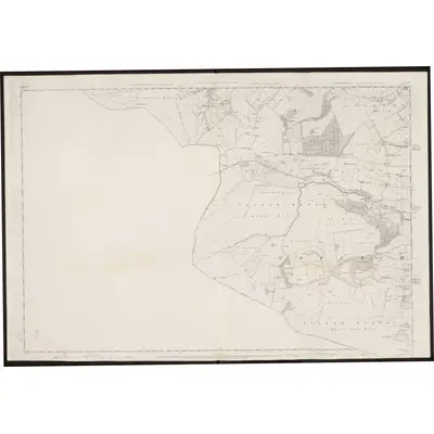 1850 Map of Yorkshire 293, 1854 Print