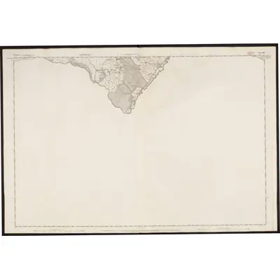 1851 Map of Yorkshire 298, 1854 Print