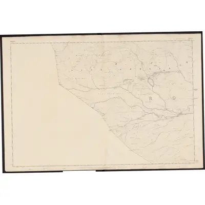 1854 Map of Yorkshire 3, 1856 Print