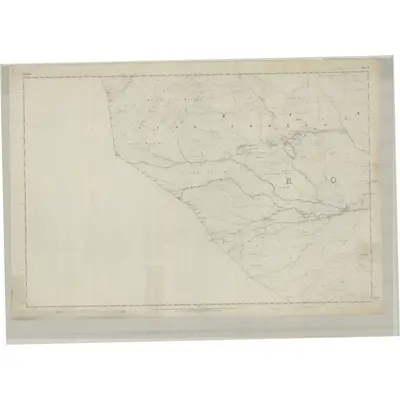 1854 Map of Yorkshire 3, 1856 Print