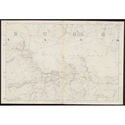 1853 Map of Yorkshire 30, 1856 Print