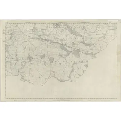 1851 Map of Yorkshire 300, 1854 Print