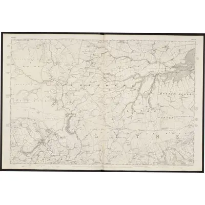 1849 Map of Yorkshire 31, 1853 Print