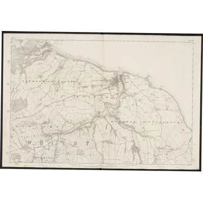 1849 Map of Yorkshire 32, 1853 Print