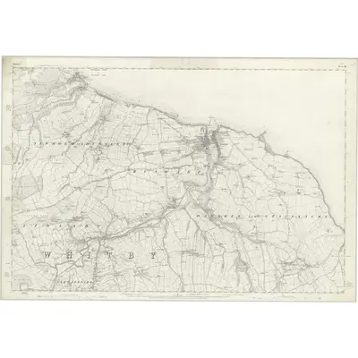 1849 Map of Yorkshire 32, 1853 Print