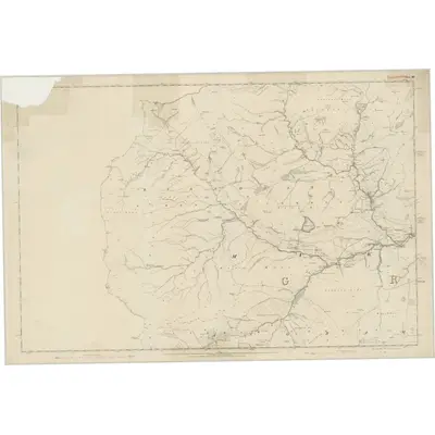 1854 Map of Yorkshire 35, 1857 Print