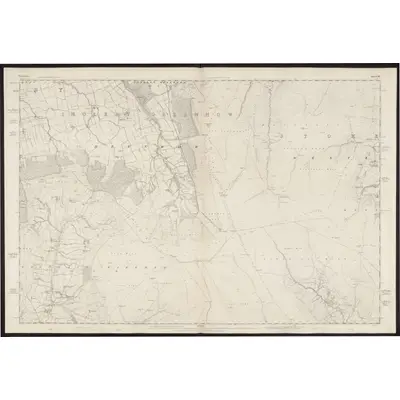 1853 Map of Yorkshire 43, 1857 Print