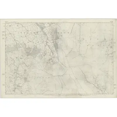1853 Map of Yorkshire 43, 1857 Print