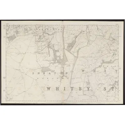 1848 Map of Yorkshire 46, 1853 Print